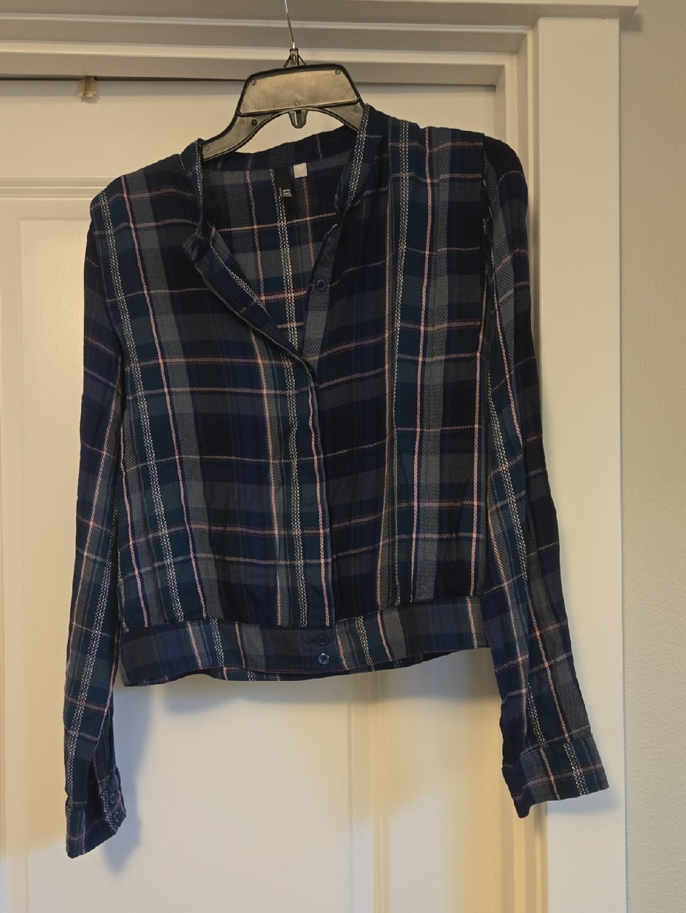 KUT From The Kloth Plaid Button-Up Shirt